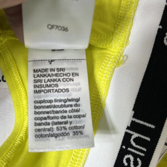 Calvin Klein Underwear Series Unlined Bralette Yellow White Size Small NWT - Picture 6 of 9